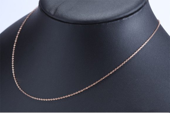 Women's Korean-style Red Tourmaline Colored Gemstone Pendant Necklace - Image 7