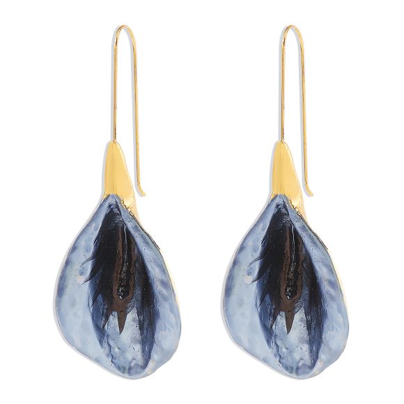 Women's Fashion Colorful Flowers Long Earrings - Image 2