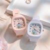 Cute Silicone Trendy Luminous Sports Student Square Good-looking Watch - Image 7