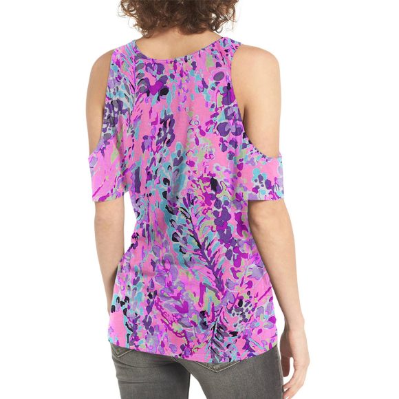 Twisted Printed Short Sleeve Summer Thin Personalized - Image 6
