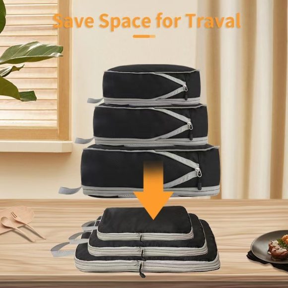 Compression Three-piece Set Luggage Storage Bag - Image 6