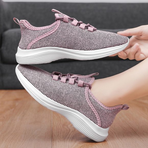 Summer Breathable Flyknit Surface Casual Fashion Sneaker - Image 3