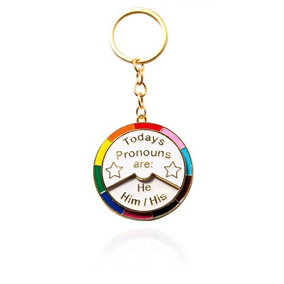 Daily Plural Select Rainbow Brooch Keychain - Image 6