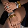 Women's Fashion Titanium Steel Fine Polished Surface Bracelet