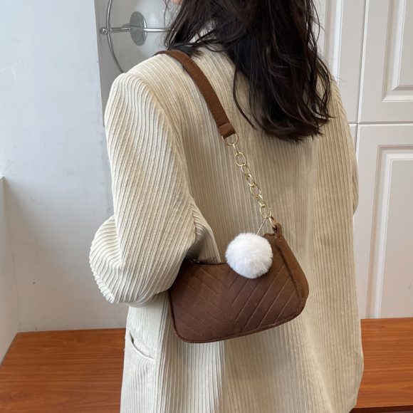 Casual Women's New Retro Solid Color Shoulder Messenger Bag - Image 6