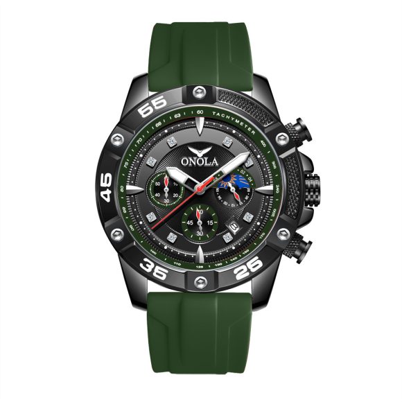 Fashion Casual New Style Multifunctional Quartz Waterproof Tape Watch - Image 4