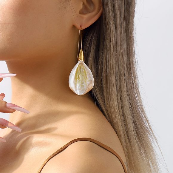 Women's Fashion Colorful Flowers Long Earrings - Image 7