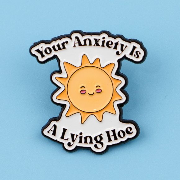 Brooch Cartoon Golden M Badge Creative English Letters - Image 6