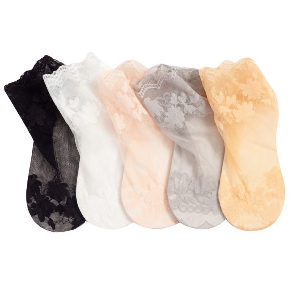 Women's Socks Thin Lace Lace Cotton Base - Image 2