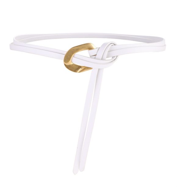 Fashionable And Novel Women's Knot Buckle Thin Belt - Image 2