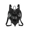 Gothic Style Dark Bat-shaped Chest Bag - Image 2