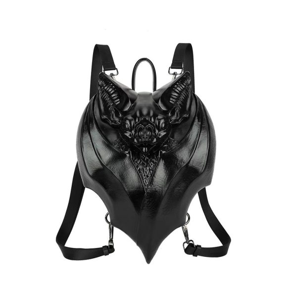Gothic Style Dark Bat-shaped Chest Bag - Image 2