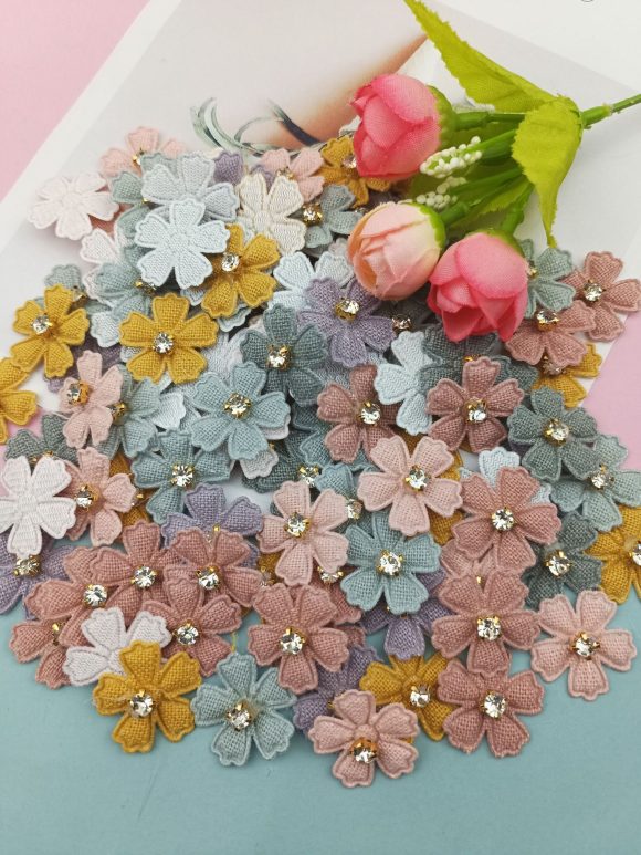 Five Petal Flower Ultrasonic Children Headwear Barrettes DIY Ornament Accessories - Image 4