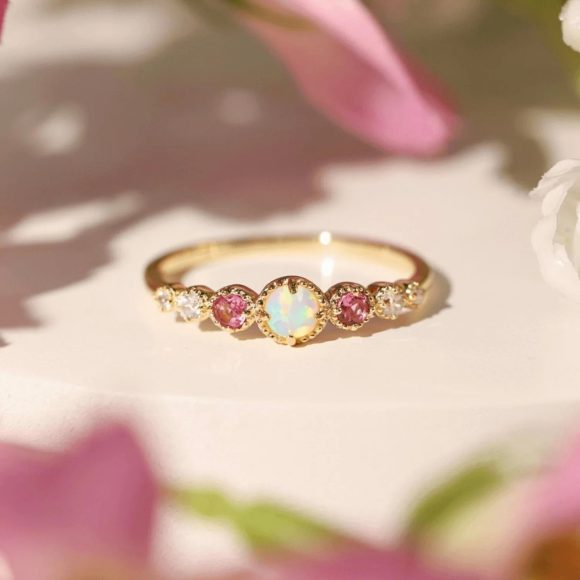 S925 Sterling Silver Diamond Round Ring For Women - Image 3