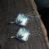 Xinjiang White Jade S925 Silver Enamel Bamboo Joint Pendant Jade Tassel Clavicle Chain - Image 10