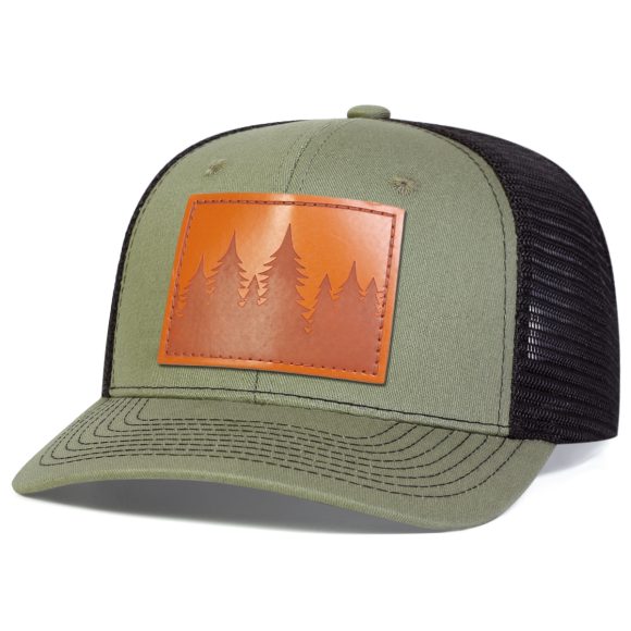 Men's Leather Baseball Cap With Slight Bending - Image 3