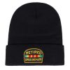 Embroidery Knitted Hat Personality Street Windproof And Warm