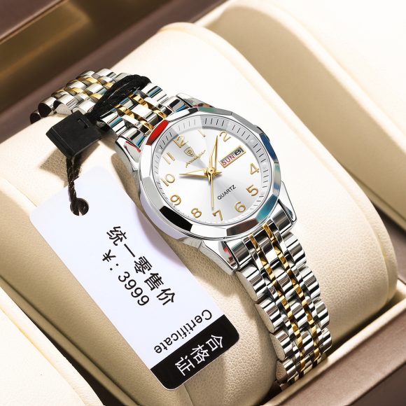 Women's Waterproof Double Calendar Watch - Image 8