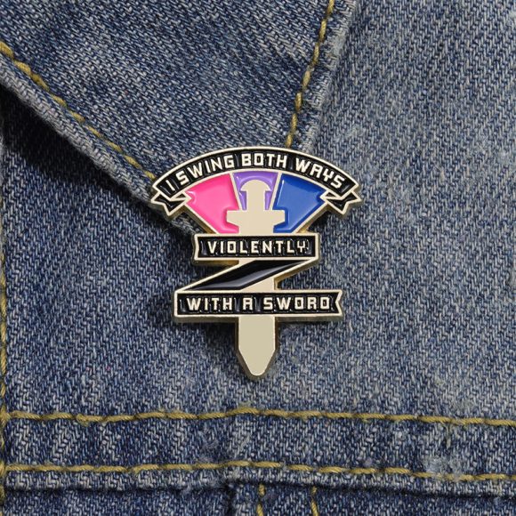 Creative Letter Cartoon Souvenir Metal Badge