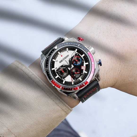 Sports And Leisure Multifunctional Luminous Waterproof Quartz Watch - Image 4