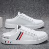 Summer Men's Casual Breathable Semi Slipper White Shoes
