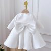 Korean Style Women's Baby Dress White Classic Style Two-piece Set - Image 2