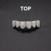 Hip Hop Tooth Socket Copper Zircon Micro British Real Gold Non-fading Tooth Decoration - Image 8