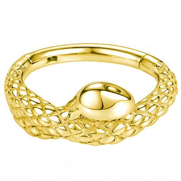 Personality Simulated Snakes Exquisite Stainless Steel Casting Nose Ring - Image 3