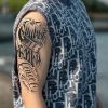 English Pattern Letters Tattoo Sticker Men's Waterproof And Durable Arm Back - Image 2