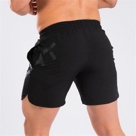 Elastic Thin Training Running  Men's Casual Quick-drying Knee Length Summer Sports Shorts - Image 5