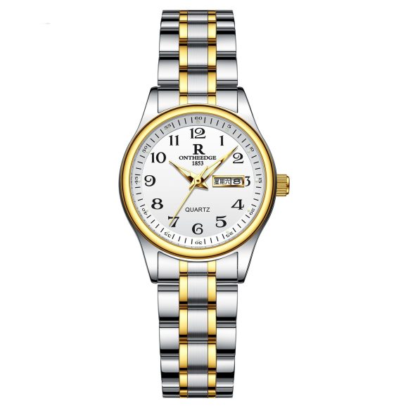 All-steel Double Calendar Middle-aged And Elderly Men's Watch - Image 4