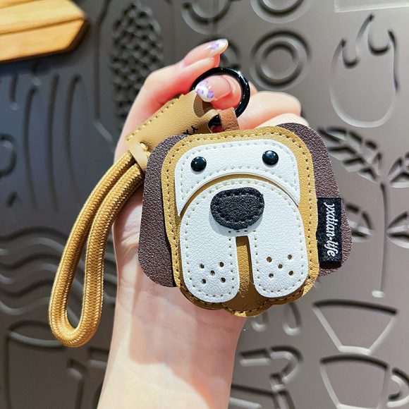 Creative Leather Puppy Key Chain Cute Cartoon - Image 8