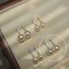 Pearl S925 Silver Stud Earrings For Women - Image 8