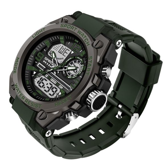 Trendy Cool Multi-functional Double Display Electronic Watch - Image 5