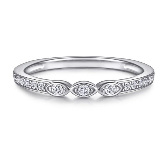 S925 Sterling Silver Women's Ring European And American Exaggerated More Than Ring Set Wear - Image 5