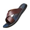 Men's Casual Soft Leather Soft Bottom Non-slip Slippers - Image 4