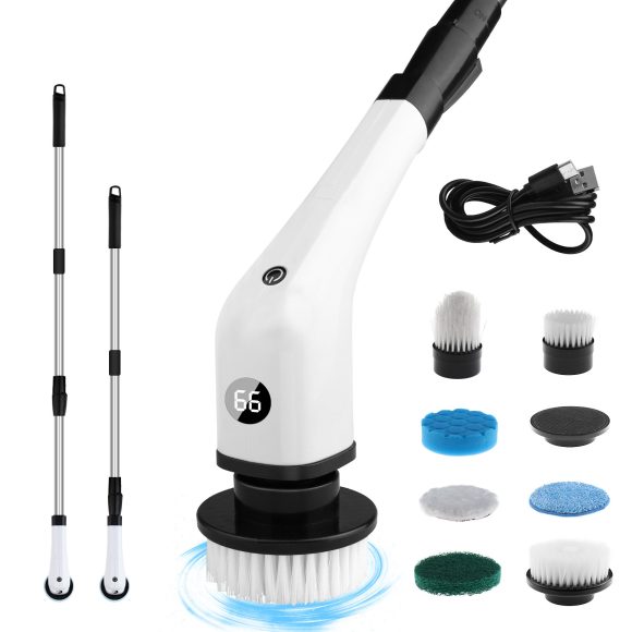 Electric Cleaning Brush Household Multi-functional 7-in-1 Toilet Bathroom Cleaning Brush - Image 2