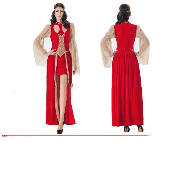Halloween COS Ball Queen Dress Evening Gown - Image 9