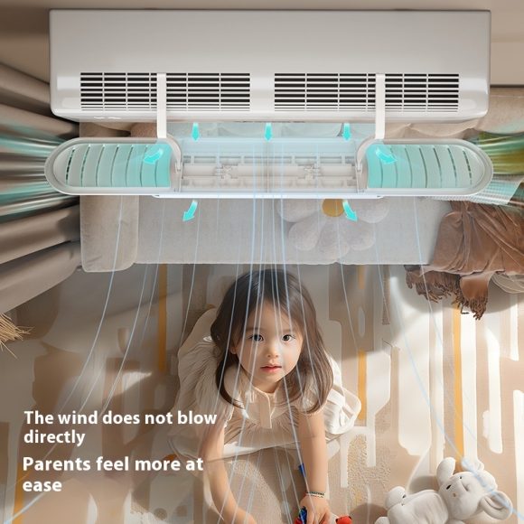Air Conditioning Windshield Anti-direct Blowing Hanging Universal Confinement Retractable Wind Deflector Hard Board - Image 2