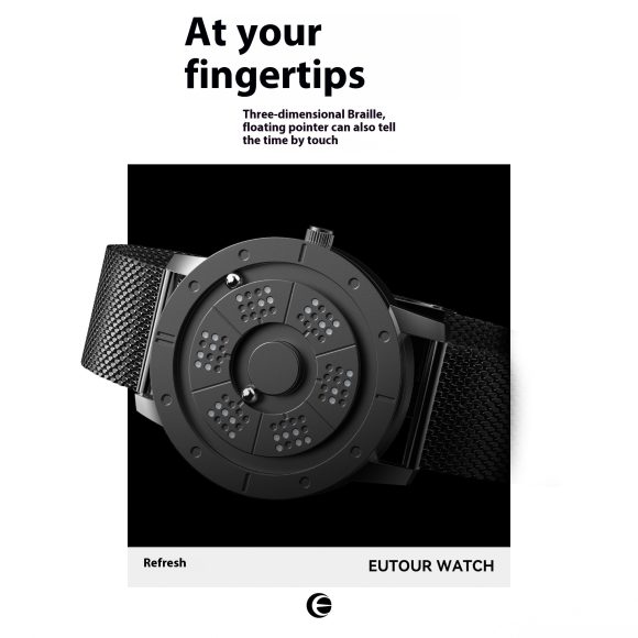 Fashion Sports Quartz Watch Blue Steel Timepiece - Image 4