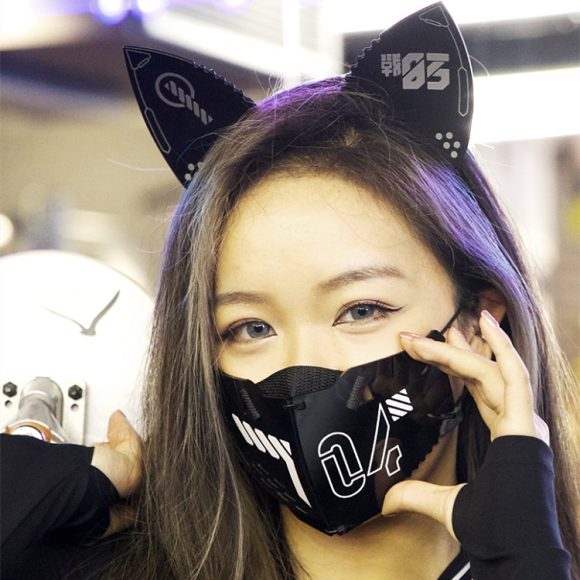 Punk Mask Cat Ears Headband Function Two-dimensional Sci-fi Machinery - Image 10