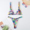 Women's Printed Multi-color Bikini Swimsuit - Image 9