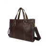 First Layer Cowhide Oily Leather Shoulder Messenger Bag - Image 7