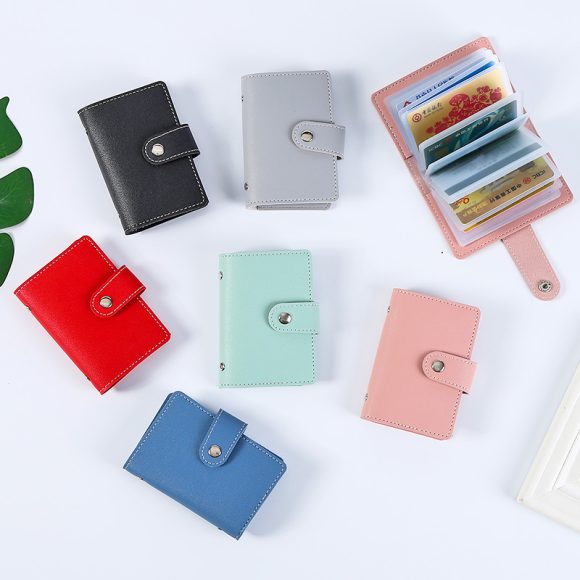 Anti-degaussing Creative Leather Multiple Card Slots PU Bank Card Package - Image 10