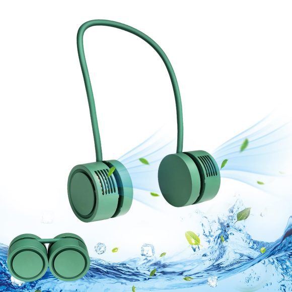 Hanging Neck Fan Leaf Less Small Fan USB Portable Storage Lazy Aromatherapy Neck Hanging Neck Electric Fan - Image 2