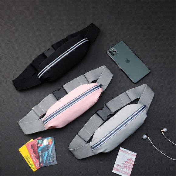 Men's And Women's Outdoor Sports Waist Bag Gym Bag Waterproof Storage Bag Sports Bag Invisible Ultra-thin Mini Small Waist Bag - Image 5