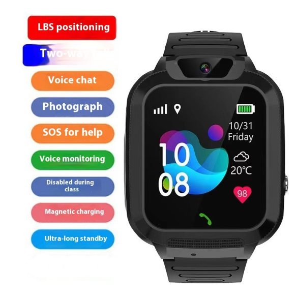 Smart Magnetic Charging Positioning Call Student Help Smart Watch - Image 7