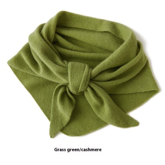 100 Pure Cashmere Knitted Outerwear Small Shawl Korean Men And Women - Image 8