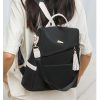 Simple Solid Color Backpack Women's Fashion Travel Backpack - Image 9