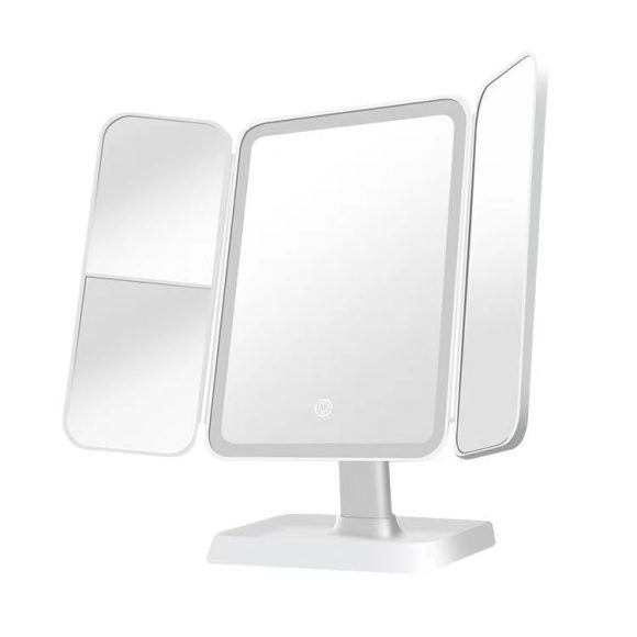 Thin Large Double Door Folding Makeup Mirror - Image 4